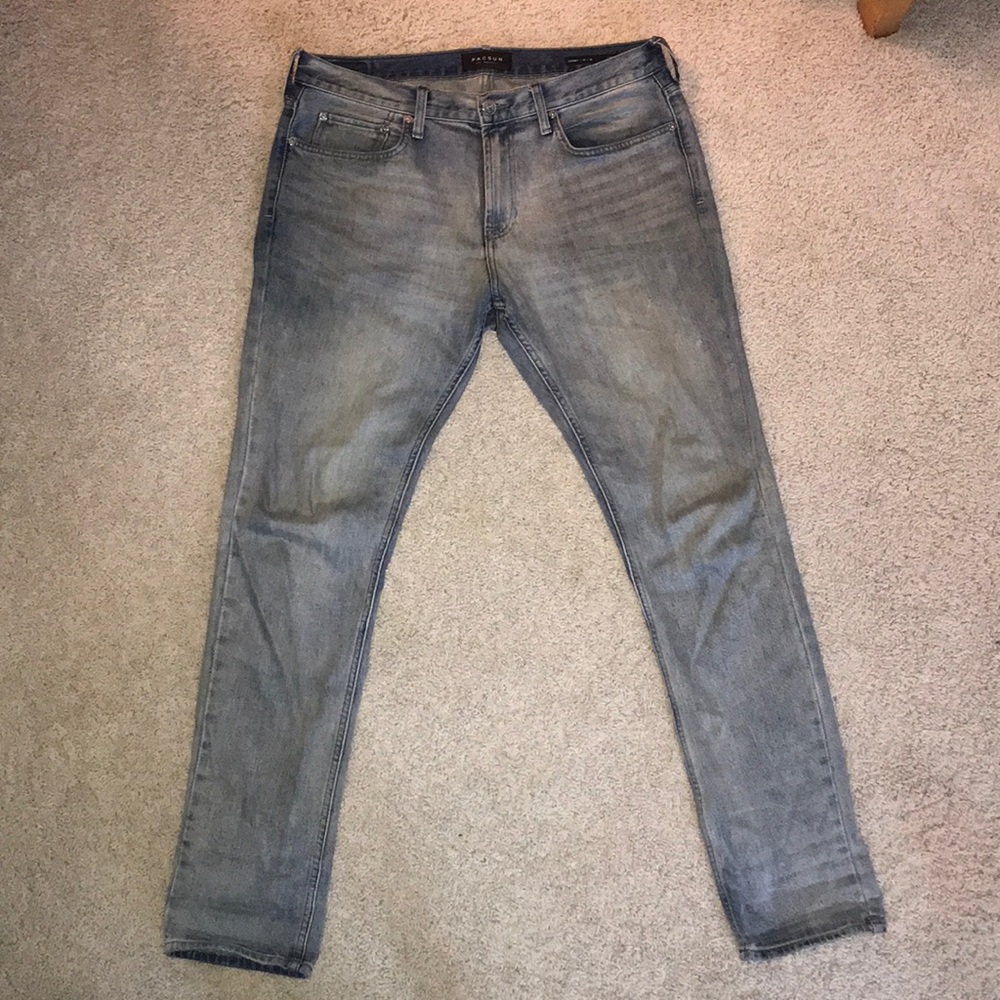 Pac Sun Skinny Jeans 33x32 Light Wash